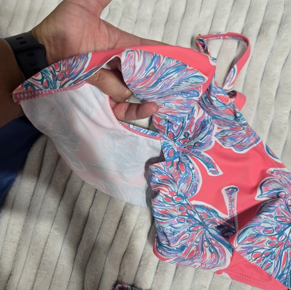 Giddy Up Glamour Bathing Suit Bikini NWT Cold Shoulder Top Sz S/M - Picture 4 of 9